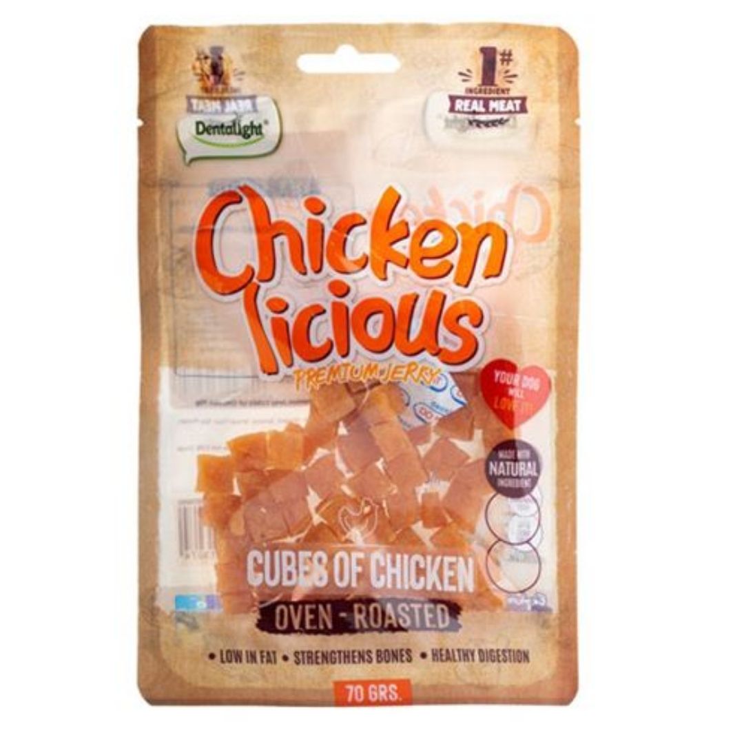 Köpek Ödülü Chicken Cube Of Tavuk 70GR-1