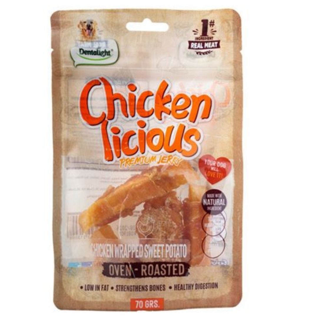 Köpek Ödülü Chicken Wrapped Sweet Patates 70GR-1