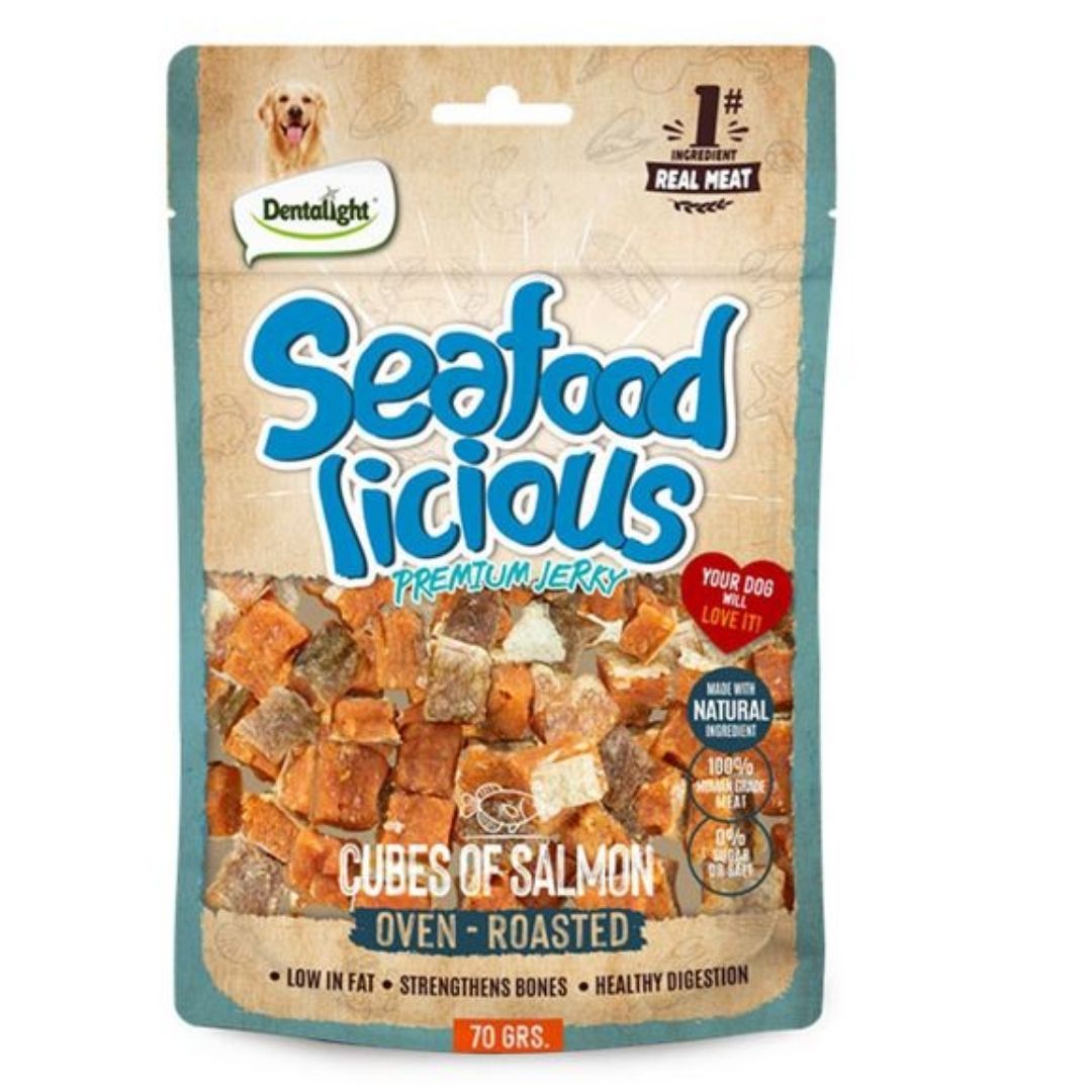 Köpek Ödülü Seafood Cubes Of Somon 70GR -1