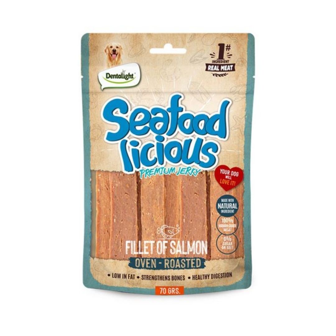 Köpek Ödülü Seafood Fillet Of Somon 70GR-1