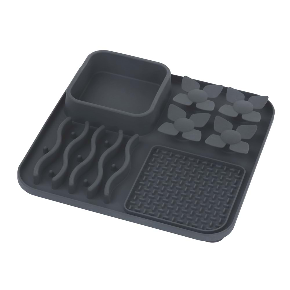 Lecca Pro 4İN1 Yavaş Beslenme ve Yalama Matı Black Brsp-60570008-3