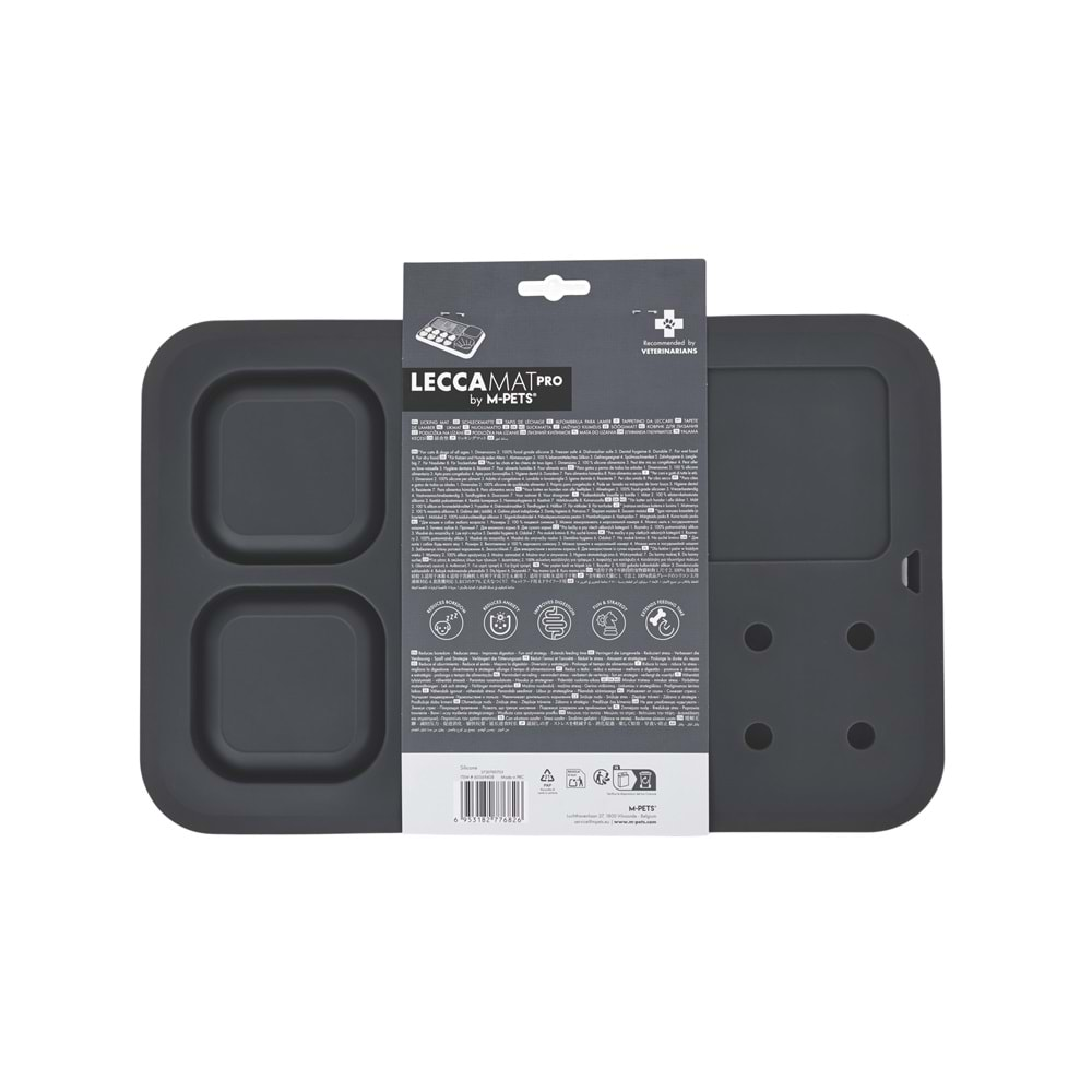 Lecca Pro 6İN1 Yavaş Beslenme ve Yalama Matı Black L Beden Brsp-60569408 -2