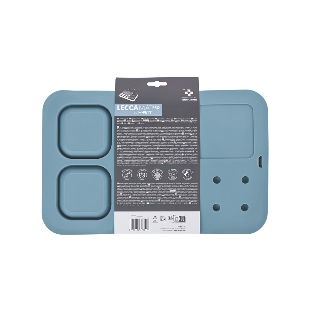Lecca Pro 6İN1 Yavaş Beslenme ve Yalama Matı Blue L Beden Brsp-60569317 -2