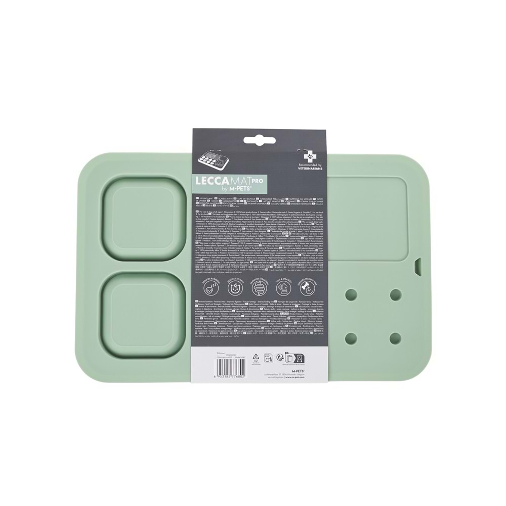 Lecca Pro 6İN1 Yavaş Beslenme ve Yalama Matı Green L Beden Brsp-60569203 -2