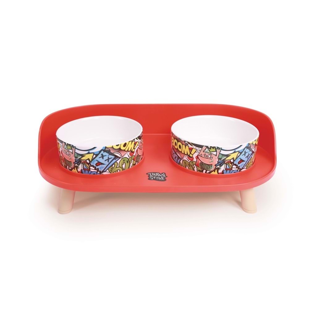 M-Pets M-pets Altitude Urban Style 2li Mama Kabı Standı Red&Multicolor brsp-10554099