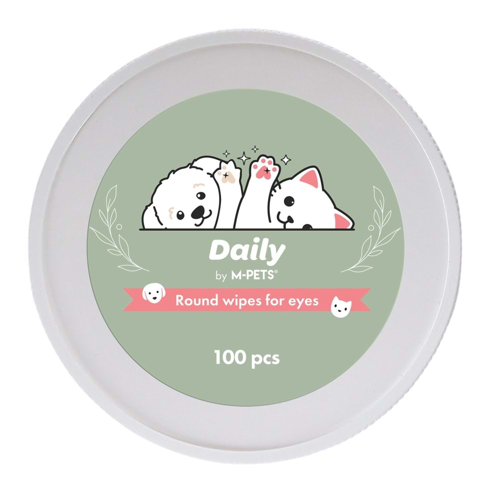 M-Pets Daily Kedi Ve Köpek Göz Çevresi Temizleme Pedi 100Lü brsp-60103699 -3
