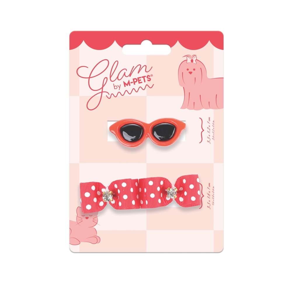 Glam Köpekler İçin Aksesuar Toka Red brsp-60900299-1