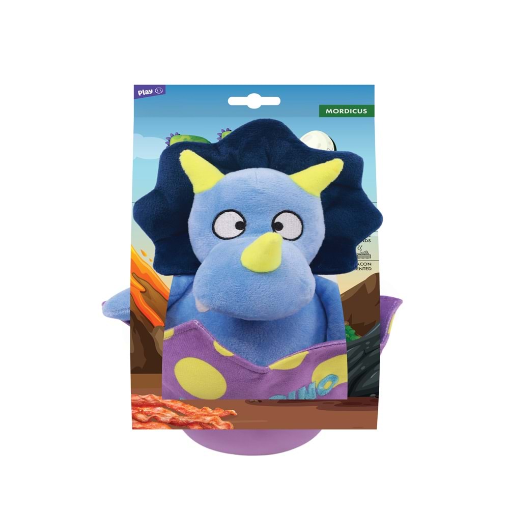 M-pets Play Dino Mordicus Pastırma Aromalı Köpek Oyuncağı brsp-10659899 -1