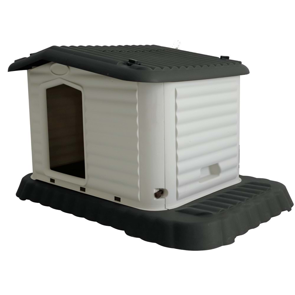 M-pets Villa Köpek Kulübesi (M) 140x85x79cm brsp-10428599 -2
