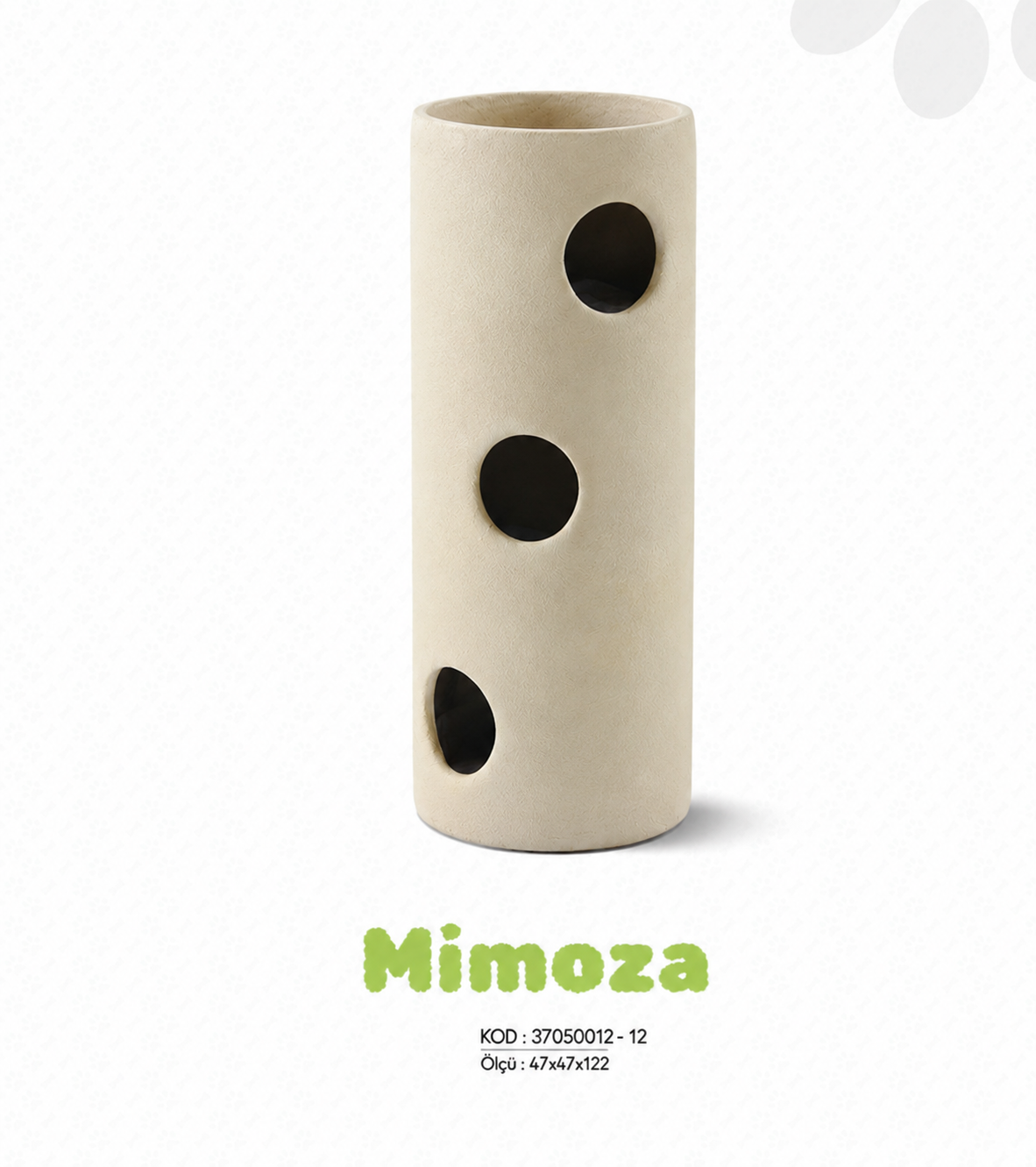 Woolart Mimoza Kedi Yuvası Bej