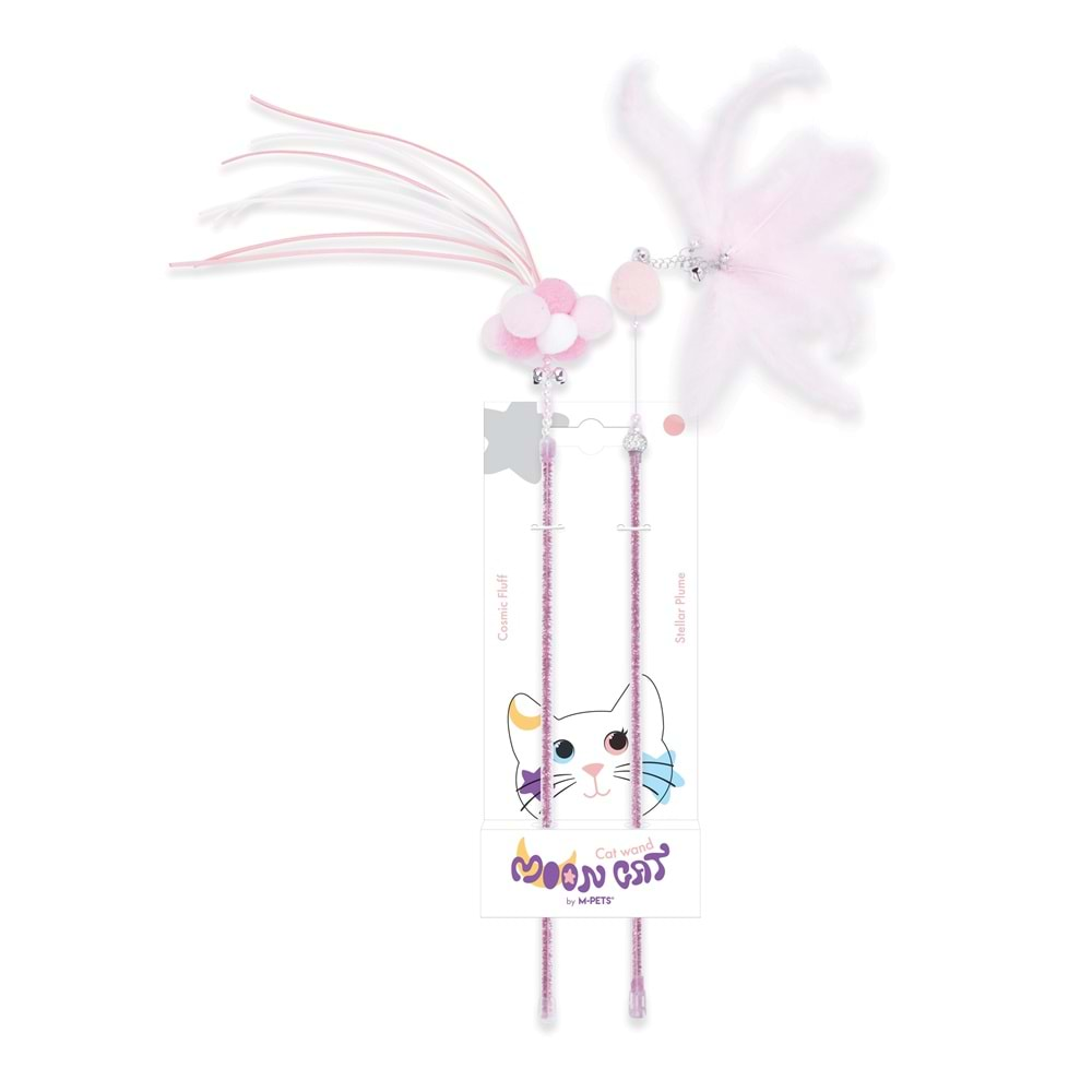 Mooncat Kedi Oyuncağı Olta Pink 2li Set Brsp-20650699 -2
