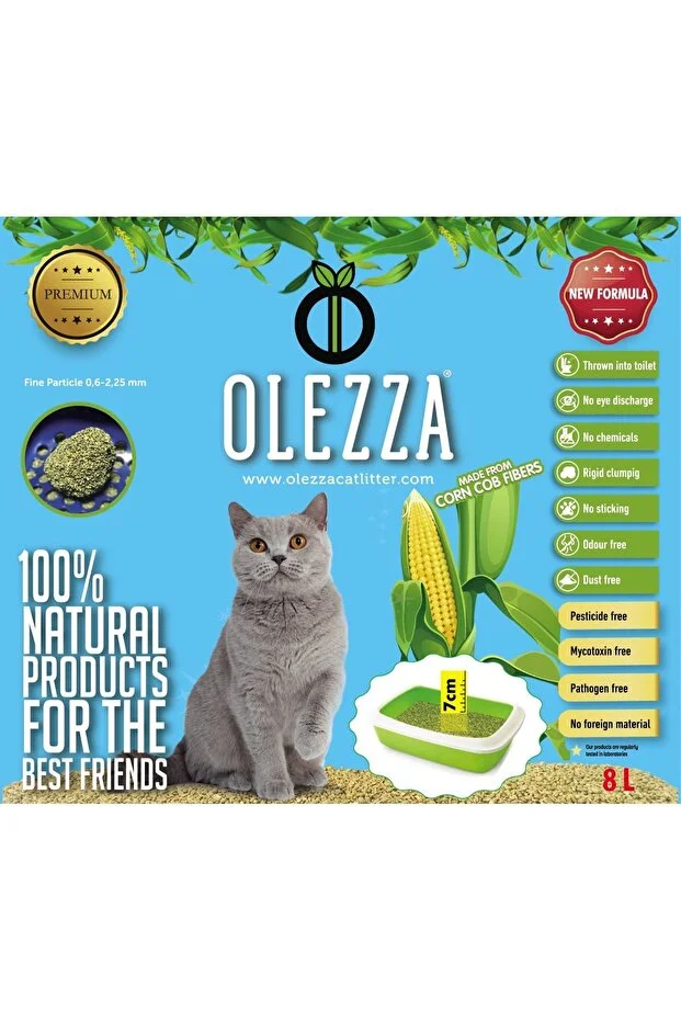 Organik Kedi Kumu 8 lt-1