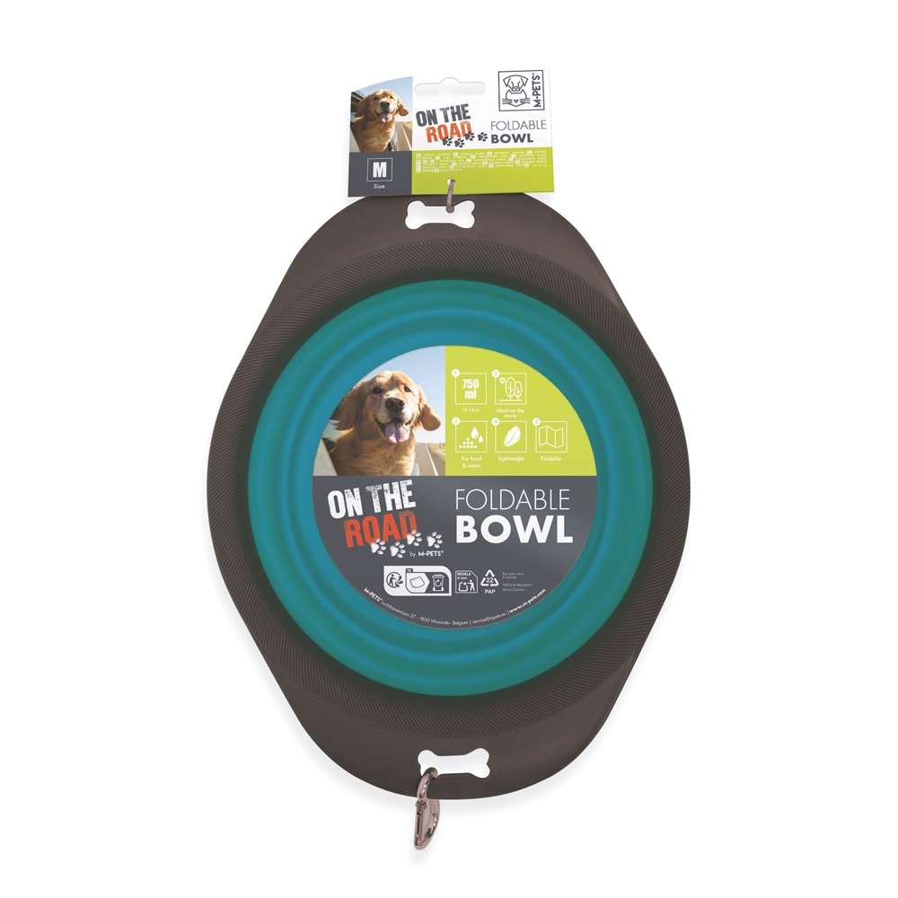 On The Road Katlanabilen Mama Kabı M Boy 750 ML Turkuaz Brown Brsp-10552499-1
