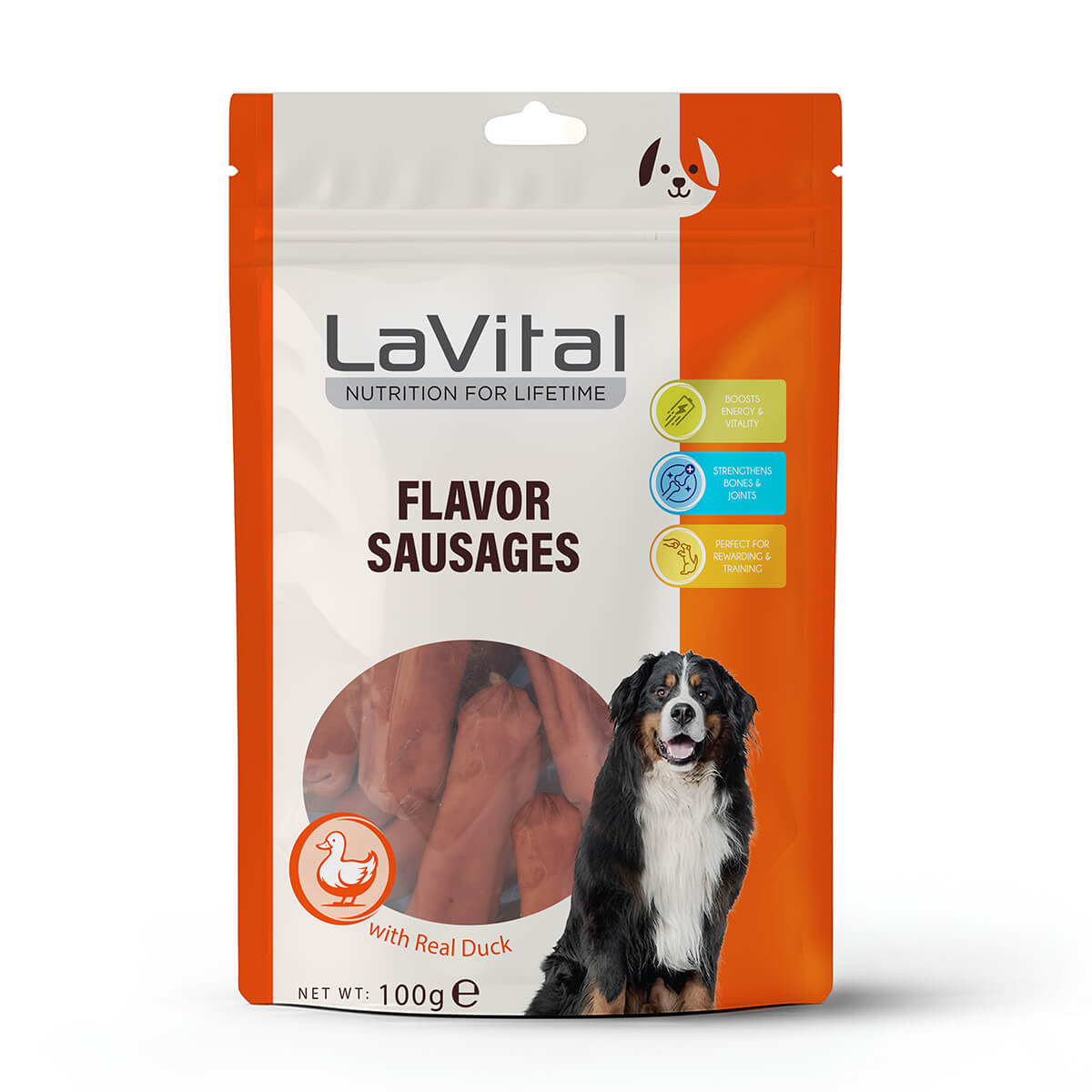 Ördek Etli Sosis Köpek Ödülü 100GR-1