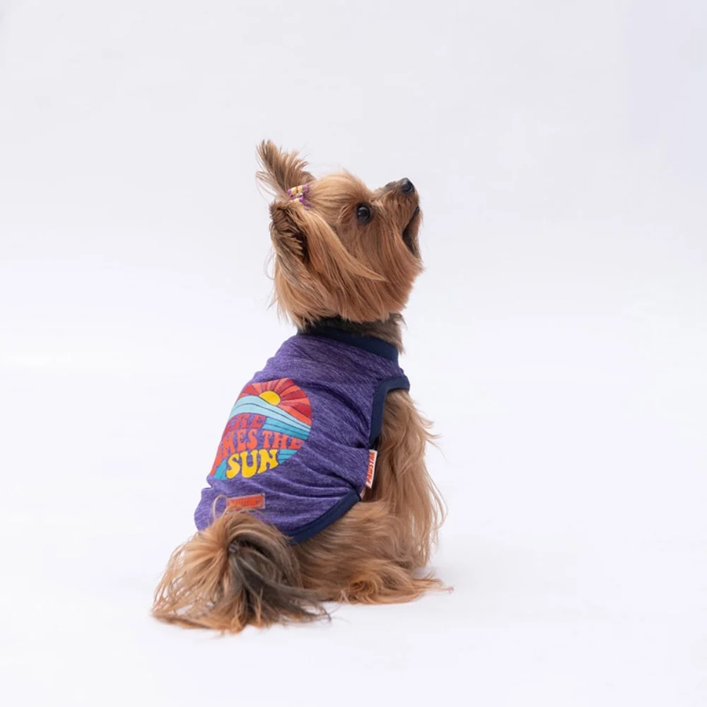 24833 Mor The Sun Tişört L Beden-1