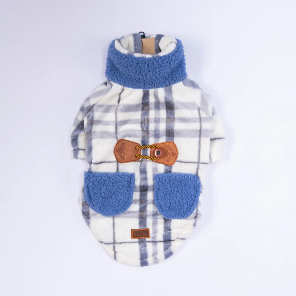 25214-Krem Chicago Checks Ceket L Beden-2