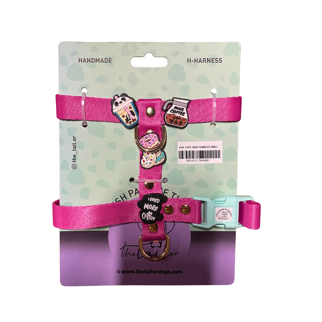 Pink Coffe Mood Harness Göğüs Tasması XS Beden-1