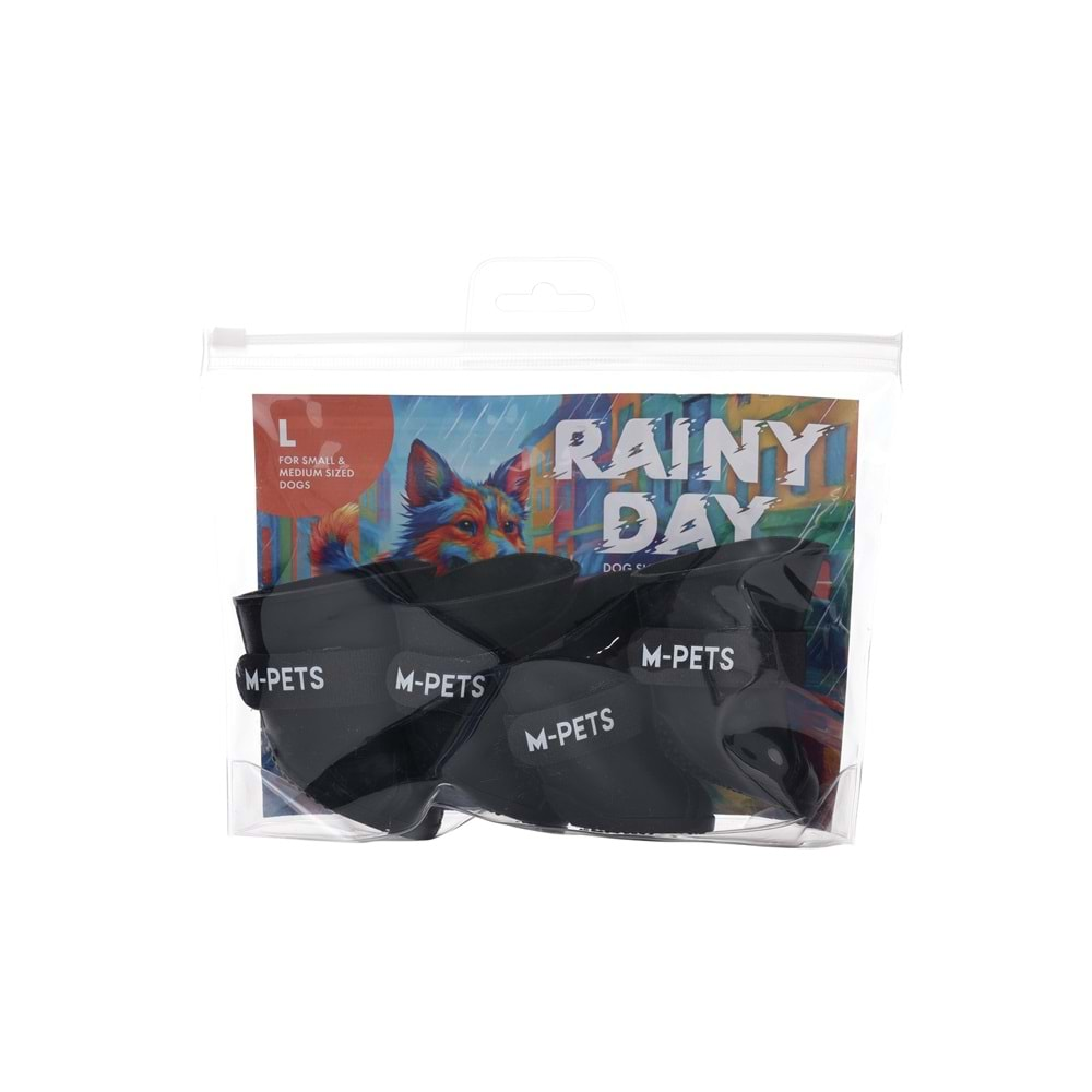 Rainy Day Köpekler İçin Ayakkabı L Black Brsp-10373708-2