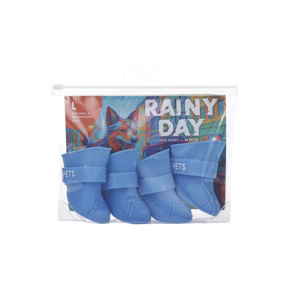 Rainy Day Köpekler İçin Ayakkabı L Blue Brsp-10374217-2
