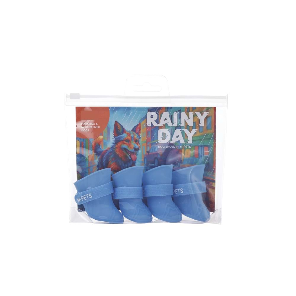 Rainy Day Köpekler İçin Ayakkabı M Blue Brsp-10374117-2