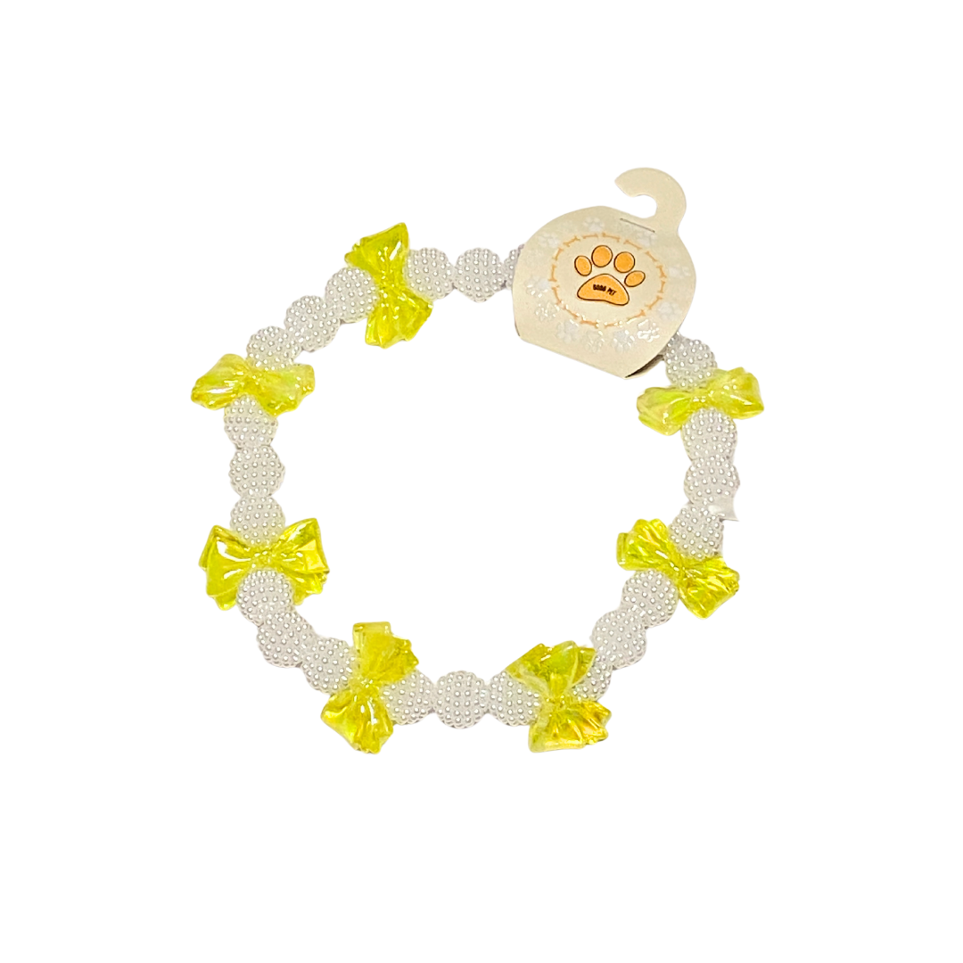 Sarı Kurdeleli Kolye XS-1