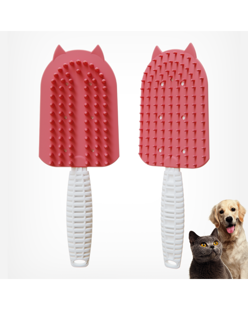 Silikon Kedi Tüy Toplama Tarağı-1