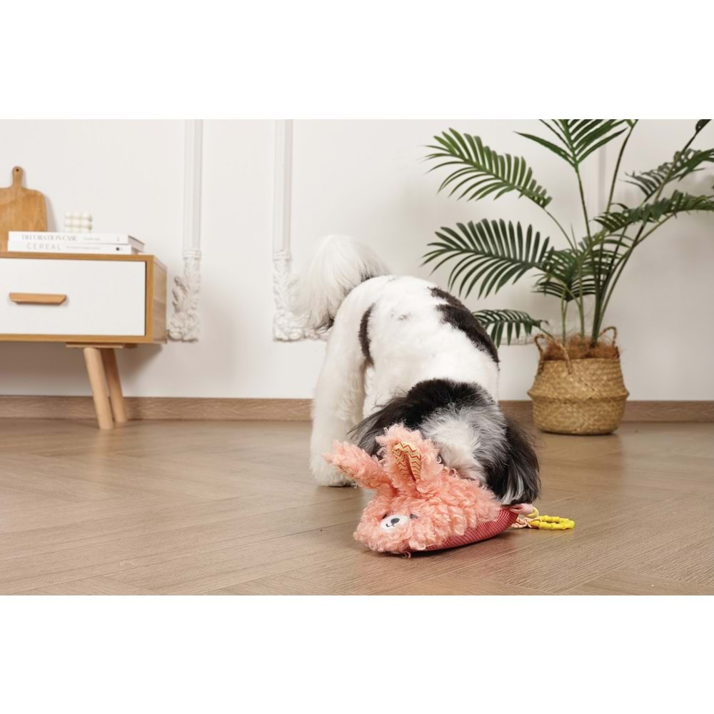 Slippers Tavşan Köpek Oyuncağı Pembe Renk Brsp-10672799-4