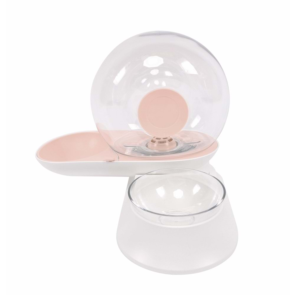 Snail Hazneli Su ve Mama Kabı Pembe Renk 2800 ML - 240 GR Brsp-60501699-3