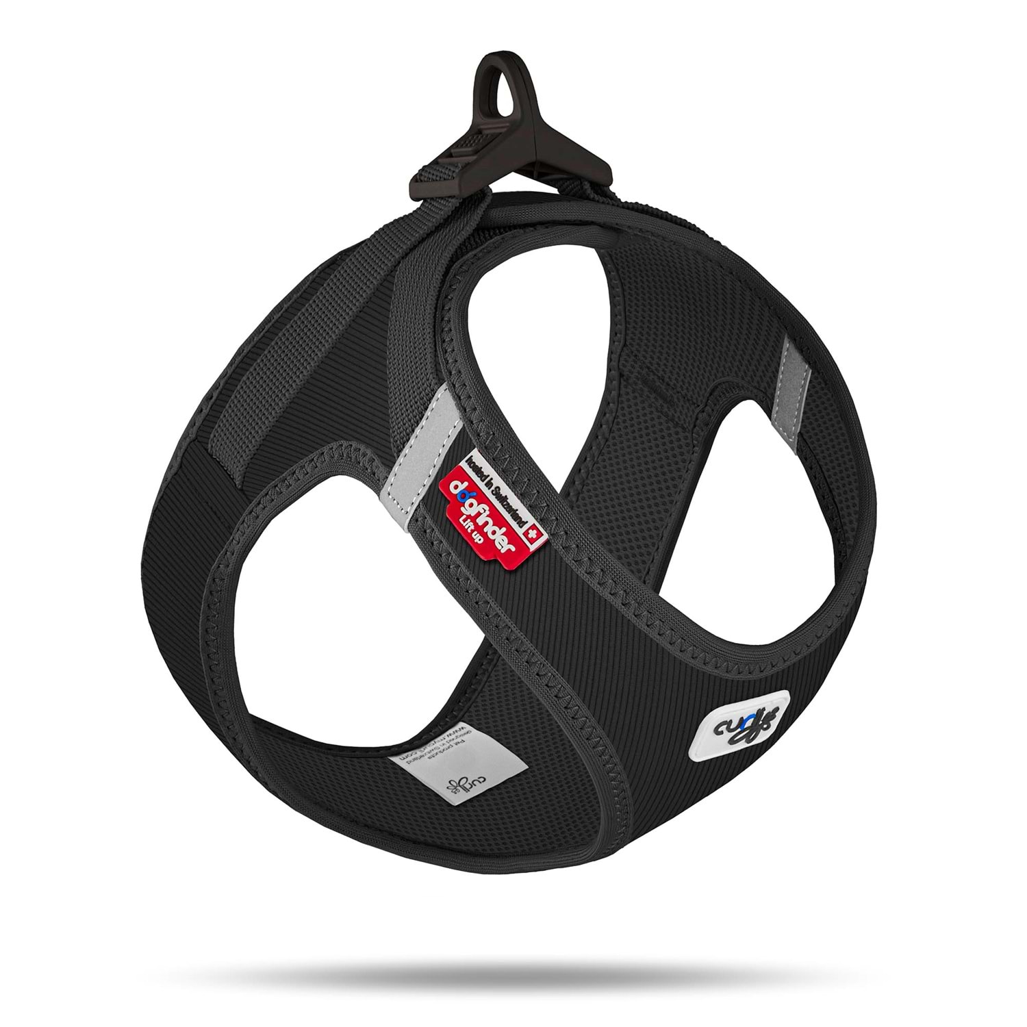 SU2971-Curli Vest Harness Curli Clasp Cord Black XS-1