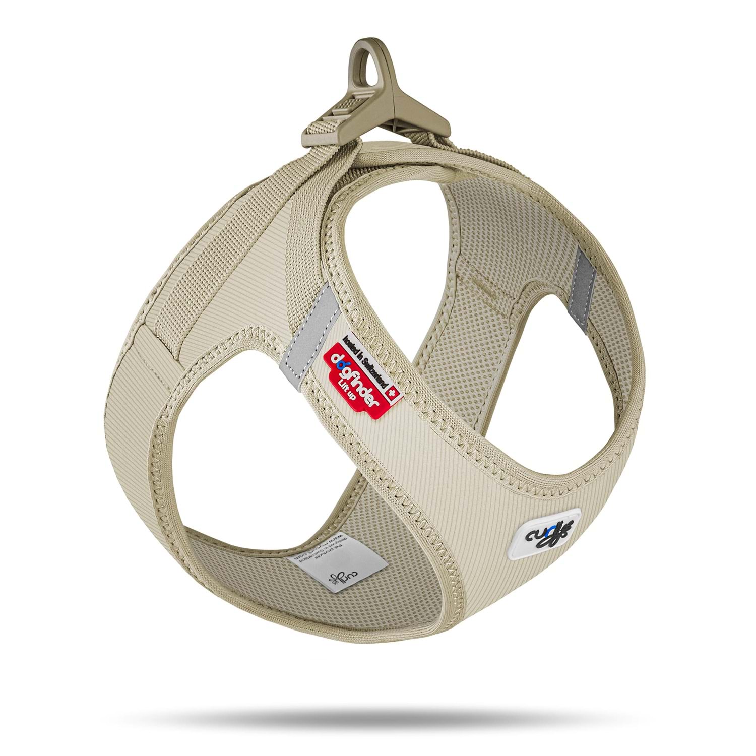 SU2982-Curli Vest Harness Curli Clasp Cord Tan 2XS-1