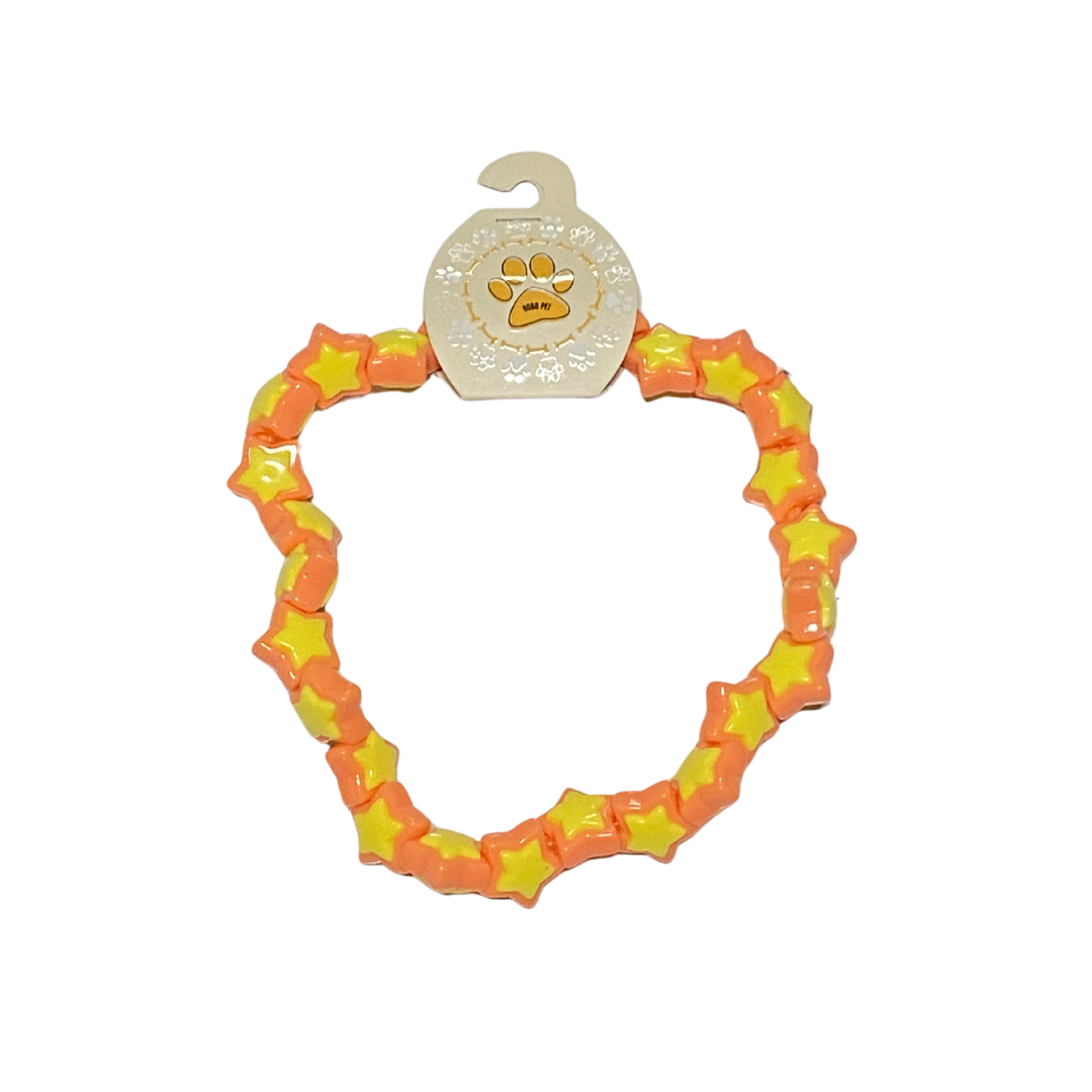 Turuncu/Sarı Yıldız Kolye S-1