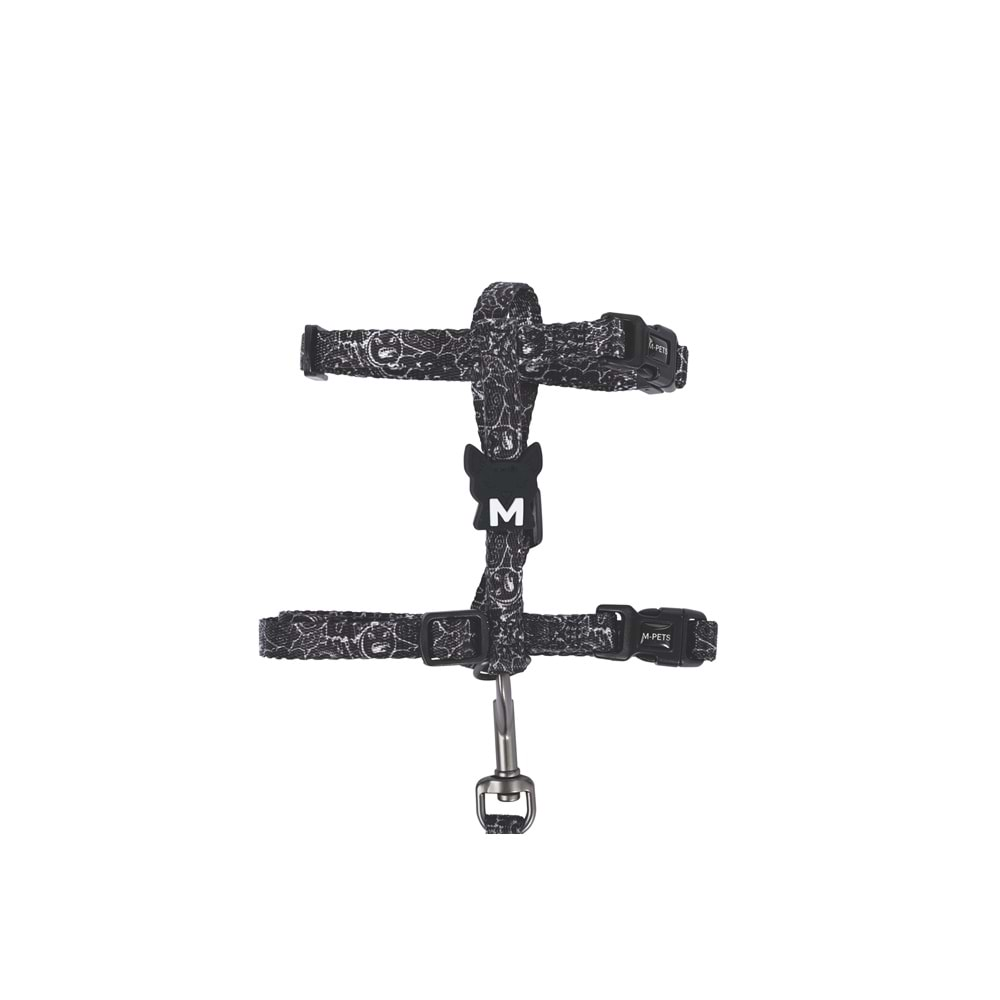 URBAN STYLE FREESTYLE BLACK/WHİTE KEDİ GÖĞÜS TASMASI SET 20805299 -1