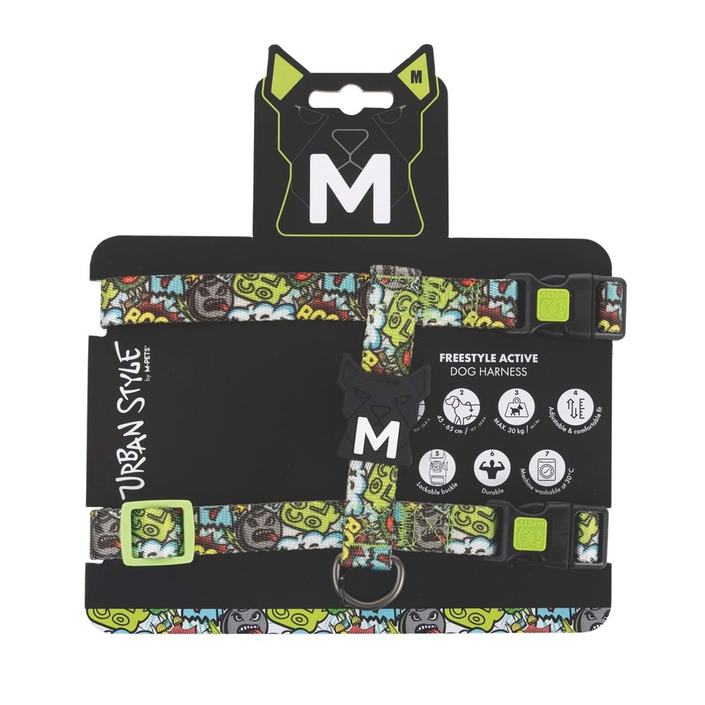URBAN STYLE MULTİCOLOR ACTİVE KÖPEK GÖĞÜS TASMASI (M) 10869599 -3
