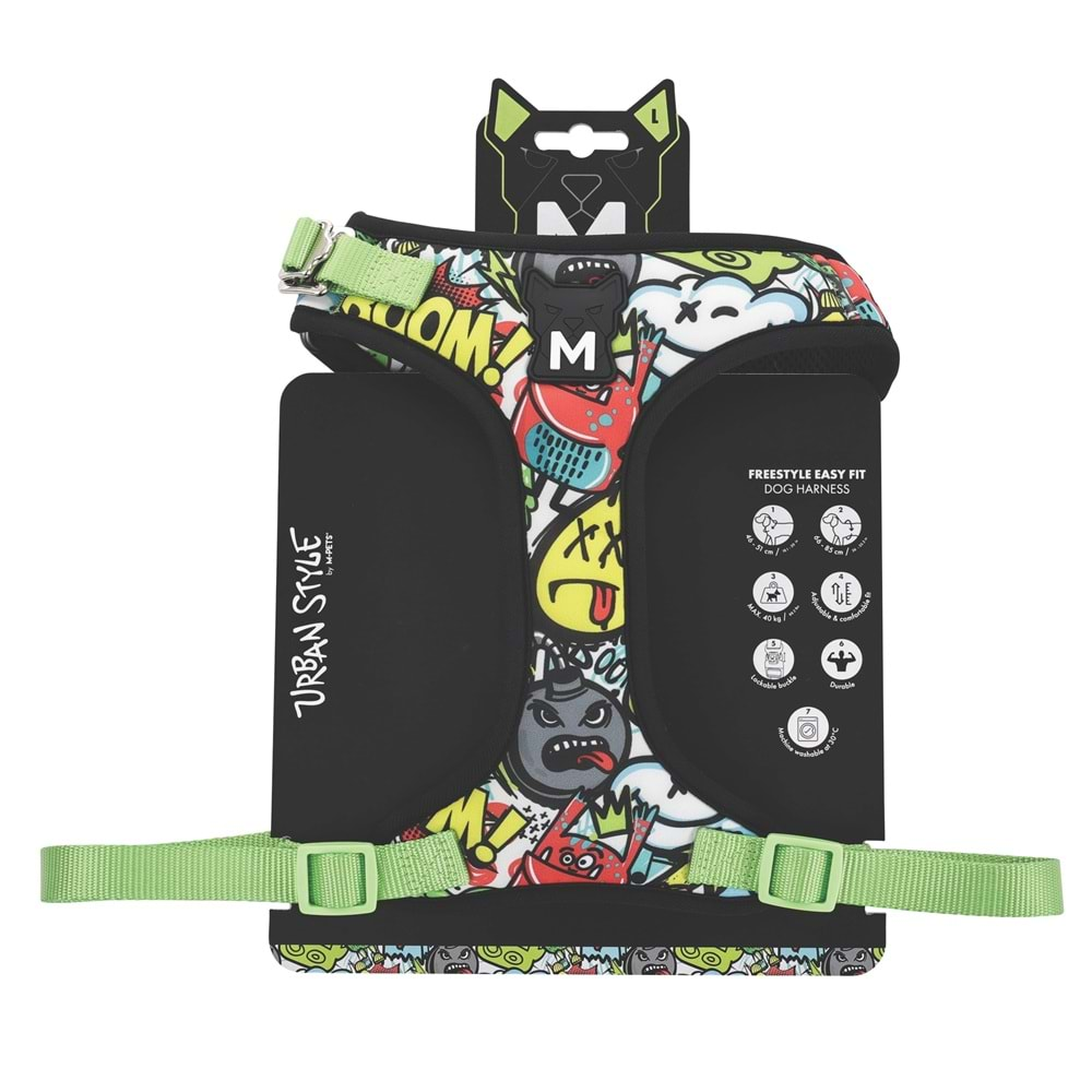 URBAN STYLE MULTİCOLOR EASY FİT KÖPEK GÖĞÜS TASMASI (L) 10873199 -3