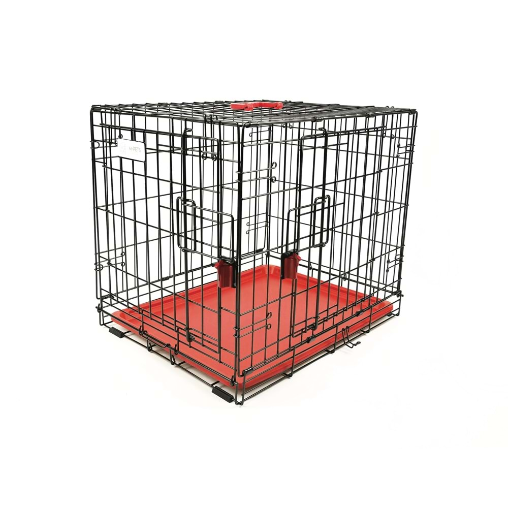 Voyager Köpek Kafesi 2 Kapılı (XL) Kırmızı Brsp-10450205-2