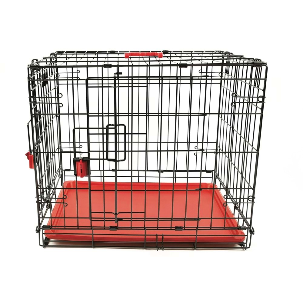 Voyager Köpek Kafesi 2 Kapılı (XL) Kırmızı Brsp-10450205-3