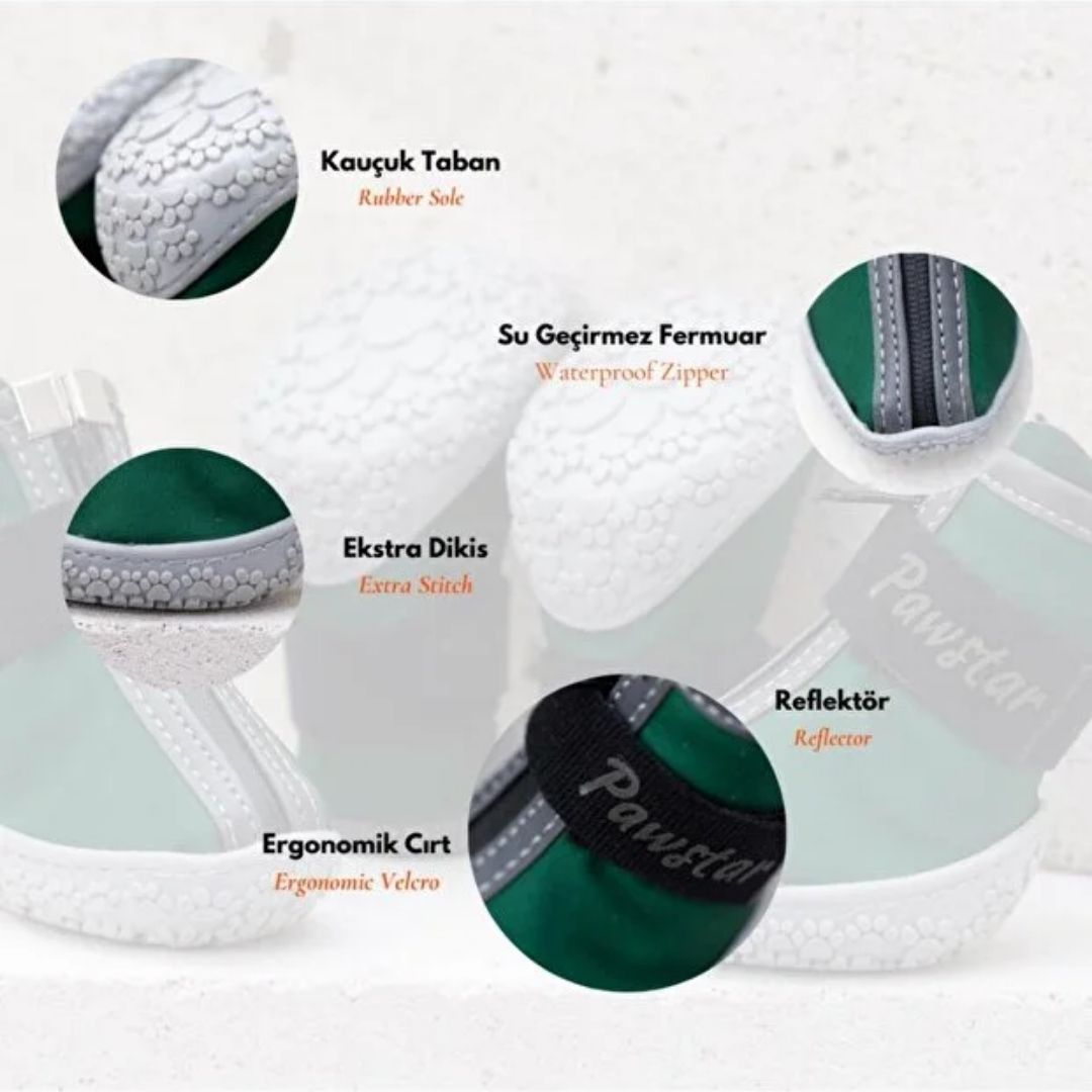 Yeşil Köpek Ayakkabısı PDS11 NO:2-2