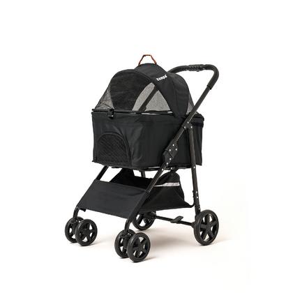  Albon Kedi & Köpek Arabası Siyah 53X77X100cm LD02-B