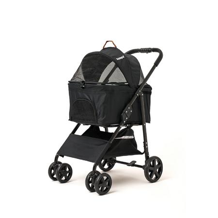  Albon Kedi & Köpek Arabası Siyah 53X77X100cm LD02-B