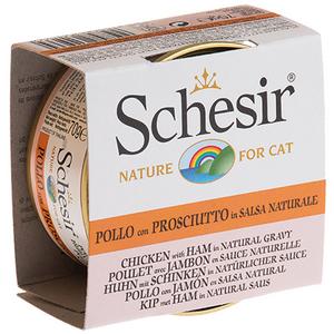 Schesir Broth Tavuklu ve Karidesli Et Suyunda Yetişkin Kedi Konservesi 70g ADP-C3007