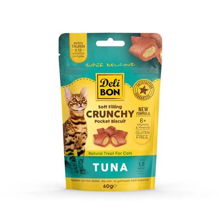  Cruncy İçi Dolgulu Ödül Bisküvisi Ton Balıklı 60gr