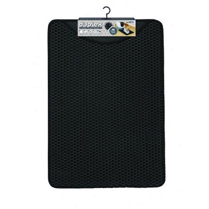  DUPLEX ELEKLİ KEDİ KUMU PASPASI SİYAH 45X65CM BRSP-20118108 