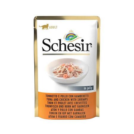  Jelly Ton Balıklı Tavuk Filetolu ve Karidesli Jöle İçinde Yetişkin Kedi Pouch 85gr ADP-C01070110-171108