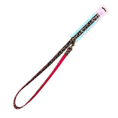  Leopar Deri Tasma Gezdirme 120cm