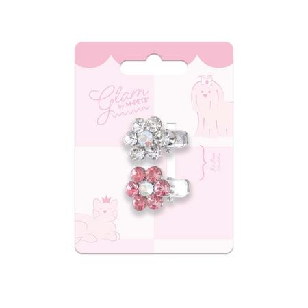 M-Pets Glam Köpekler İçin Aksesuar Toka Pink/White brsp-60901499