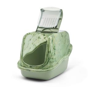  Nestor Mermer | Şık Kedi Kum Kabı – Mermer Amazon Yeşili