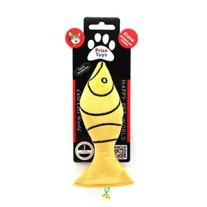 Sarı Balık Model Catnip Kedi Oyuncağı Prize