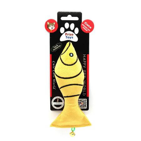 Sarı Balık Model Catnip Kedi Oyuncağı