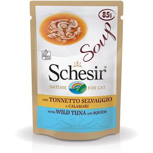  Schesir Soup Ton Balığı ile Kalamar Yetişkin Kedi Çorbası Pouch 85g ADP-C673-146731