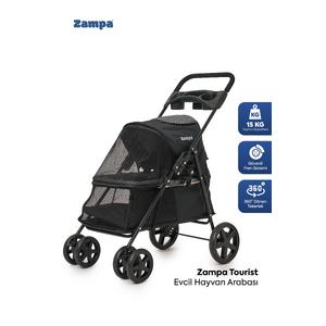  Tourist Kedi & Köpek Arabası Siyah, 46x85x91.5cm